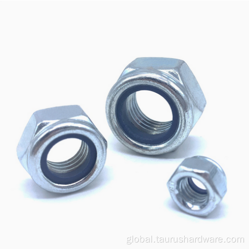 class 2 stainless steel nuts Carbon Steel Nylon Lock Nut Manufactory